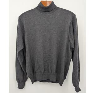 Vintage Brooks Brothers 100% Merino Wool Turtleneck Sweater Men's Size XL